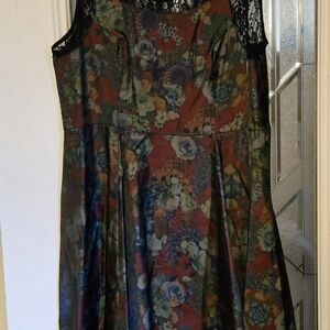 Floral Lace Women's Dress.